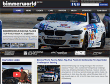 Tablet Screenshot of bimmerworldracing.com